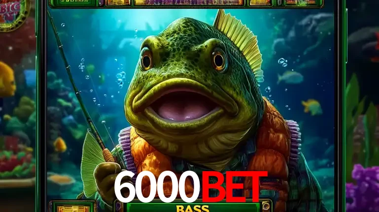 Personagem de peixe pescador do popular jogo de slot com tema de pescaria, uma das emocionantes opções de caça-níqueis para jogar e ganhar no cassino 6000bet.